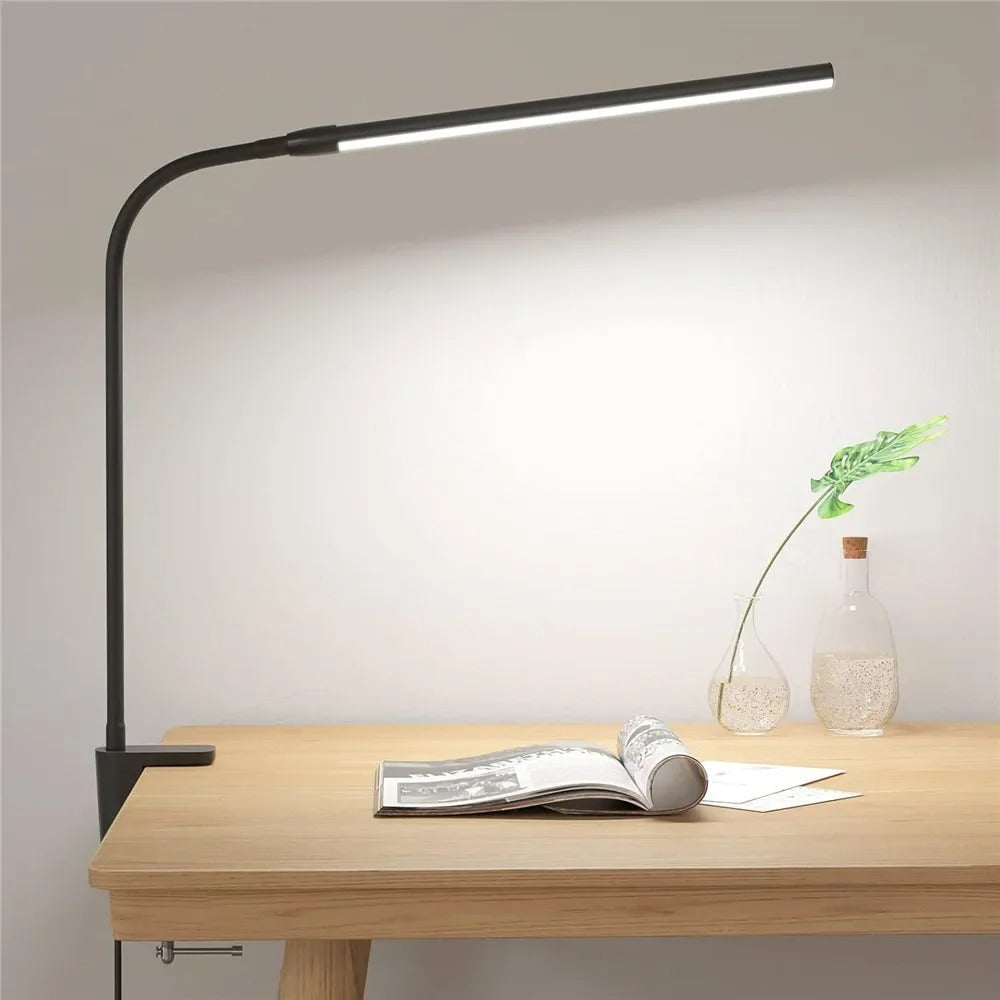 Luvikno | Dobbel-hette LED Skrivebordslampe | Belysningsløsning for Studie, Arbeid & Kontorbruk