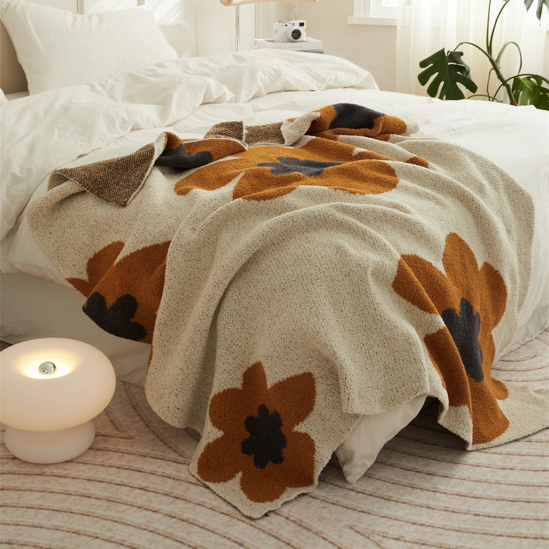 FloralSoft - Luksus Mikrofiber Teppe for Ultimat Komfort Luvikno