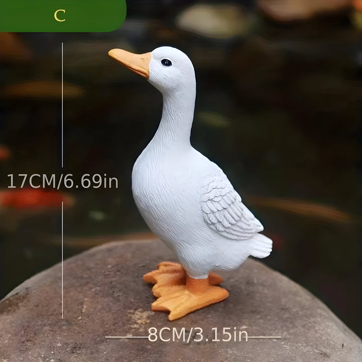 PuddlePals Skulptur – LandhusstilAnd & Gås Figur | Luvikno