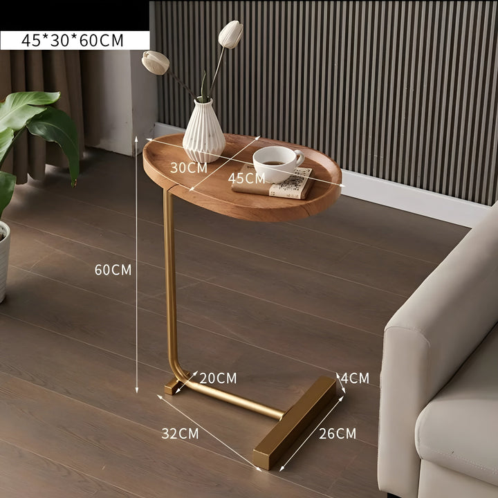 Mindre rullbar kaffebord – Stilig og allsidig | Kompakt for hjem, hotell eller gjesterom | Luvikno