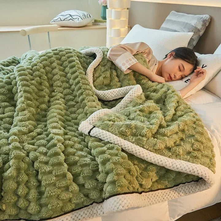 Velvet Turtle Blanket - Luksuspledd for høst og vinter Luvikno
