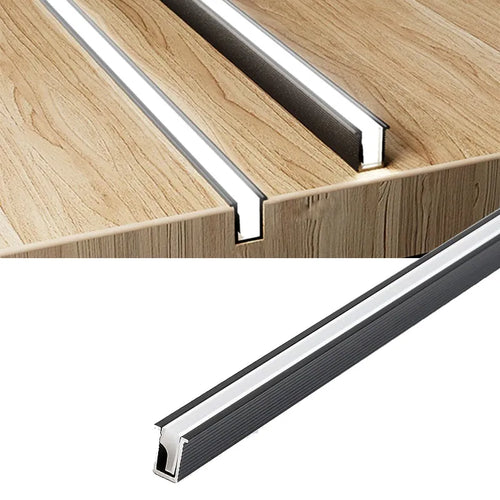 Luvikno | LED Lyslist Under Skap | Ultra Tynn | DC12V, 10W/m | Klippbar & Fargetemperatur Valg