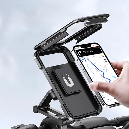 SafeRide Vanntett Telefonholder – 360° Rotérbar for Sykkel og Regnvær | Luvikno