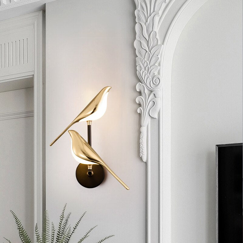 Luvikno | BirdGlow - Luksus LED Vegglampe for Fugler