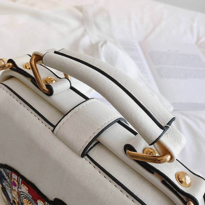 Brodert Mandala Skulderveske – Lettvekt Multi-Bruk Bohemsk Design | Luvikno