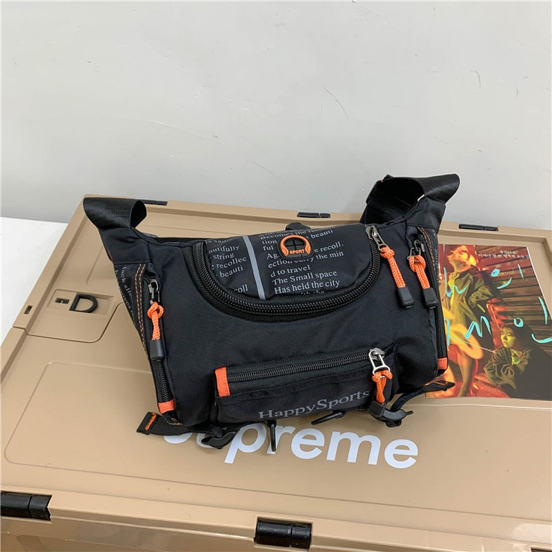 Vannbestandig herre midje- og crossbody-veske – Flerveis reise- og friluftspakke | Luvikno