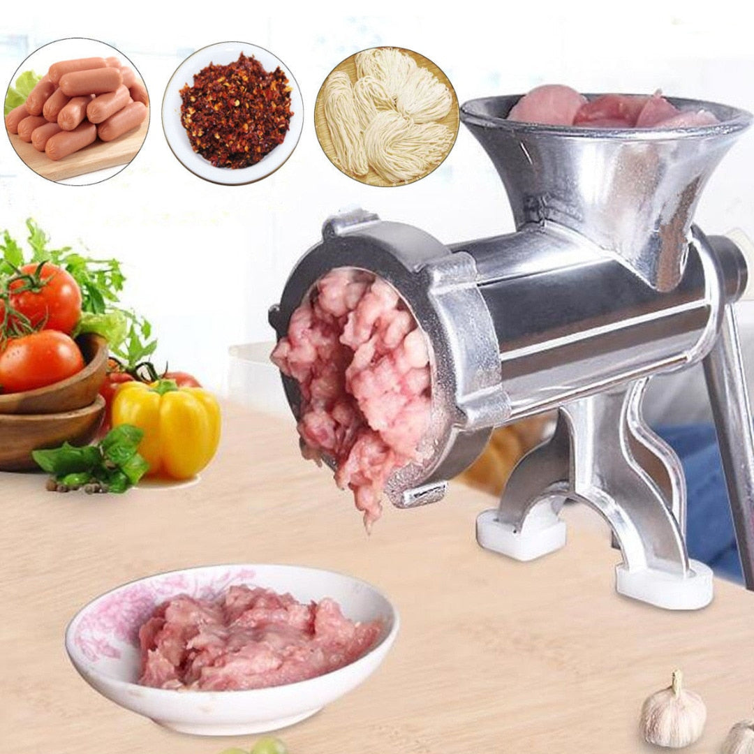 Manuell Aluminiumlegering Kjøttkvern Pølsemaker Kvern | Luvikno