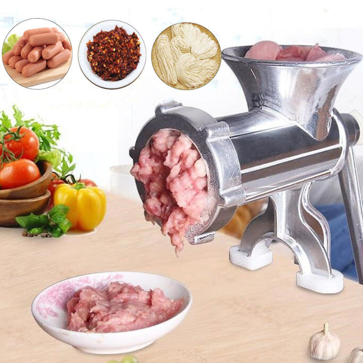 Manuell Aluminiumlegering Kjøttkvern Pølsemaker Kvern | Luvikno