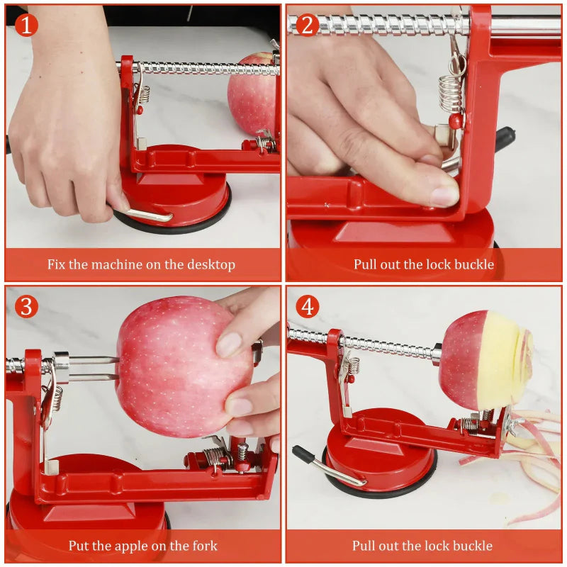 Manuell Apple Peeler Multifunksjonell Rustfritt Stål Frukt Skrelleverktøy | Luvikno