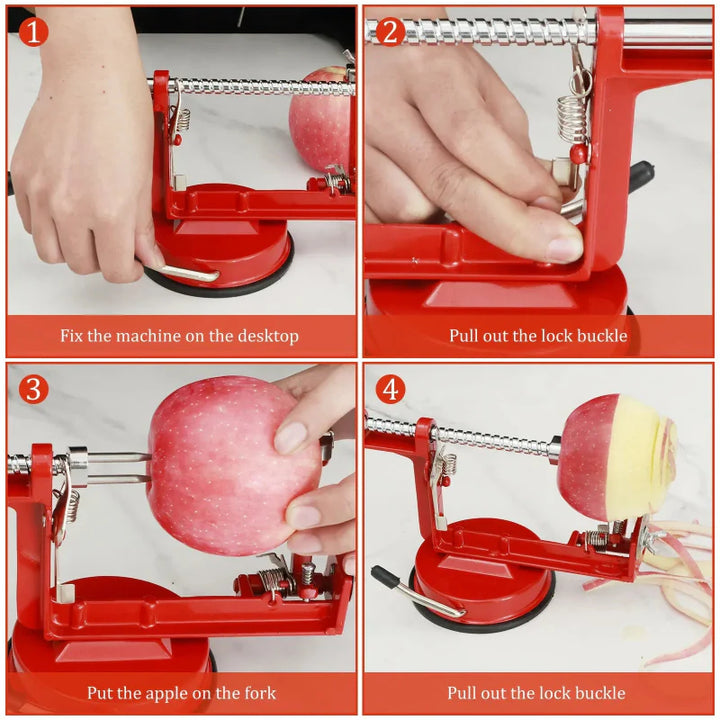 Manuell Apple Peeler Multifunksjonell Rustfritt Stål Frukt Skrelleverktøy | Luvikno