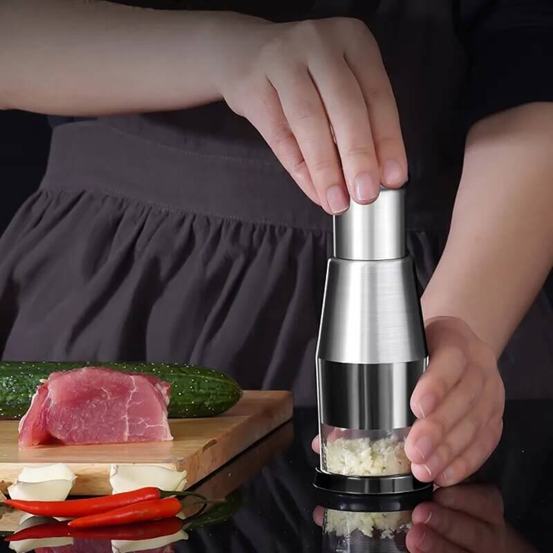Luvikno | Manuell Rustfritt Stål Grønnsakskutter - ChefChop Pro
