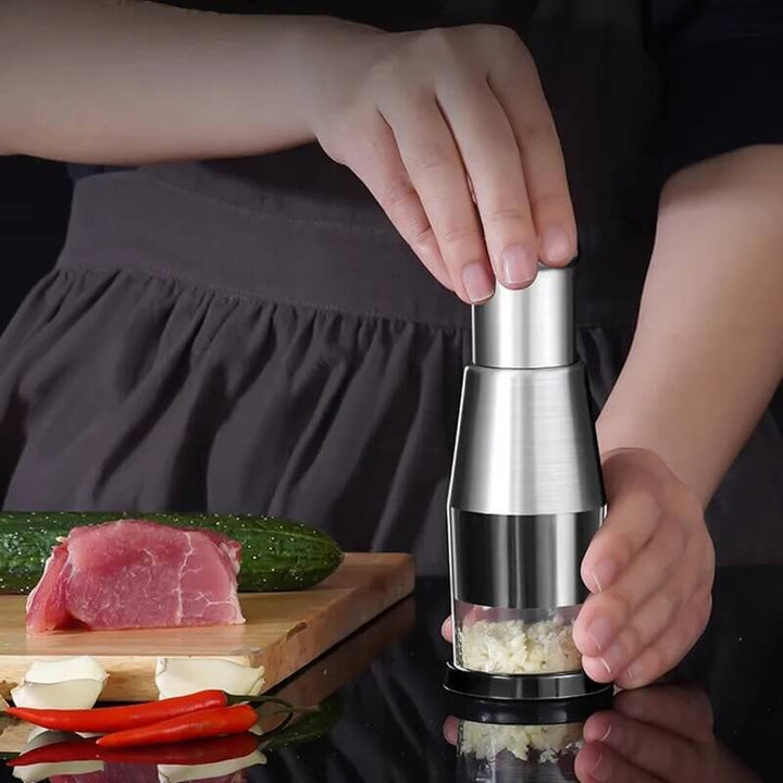 Luvikno | Manuell Rustfritt Stål Grønnsakskutter - ChefChop Pro
