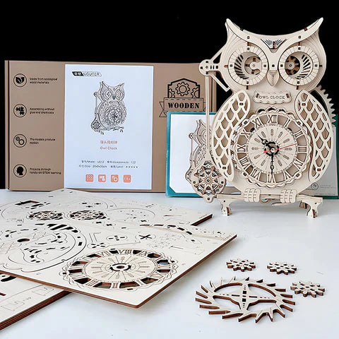 Super Tre Wooden Mechanical Model Puzzle Set | Luvikno