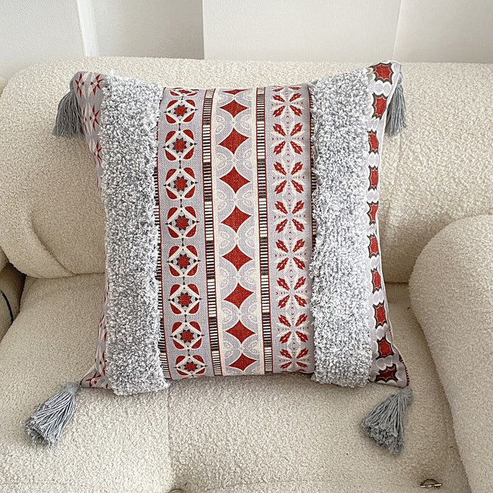 Boho fôret frynse kast puteomslag | Luvikno
