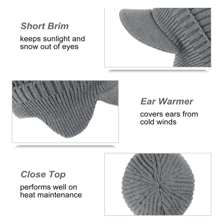 SmartKnit Beanie – Isolerte Ørevarmere Luvikno
