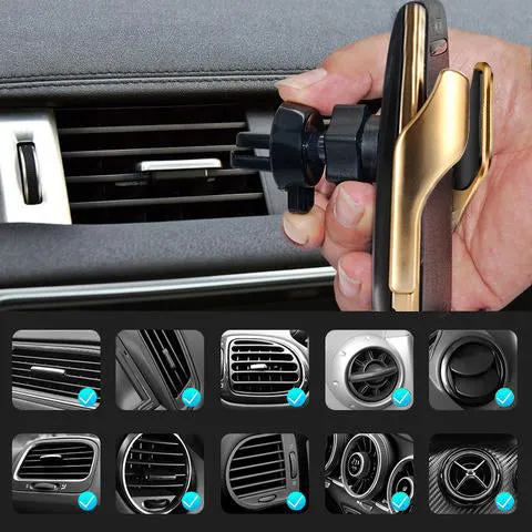 QuickCharge Holder - Selvlukkende ladestativ for hurtiglading Luvikno