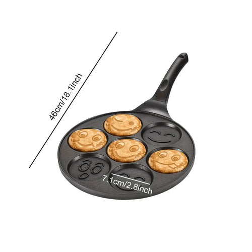 Medisinsk Stein Stekepanne Non-stick Frokostmaskin Flat Bunn Panne | Luvikno