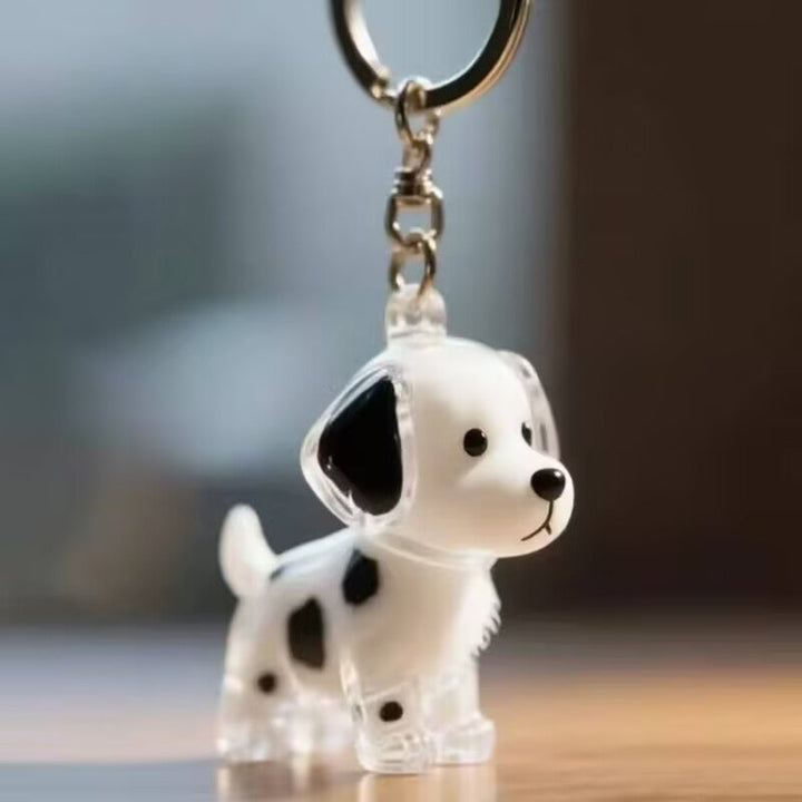 Minnesmykke i pels i hundeform Luvikno