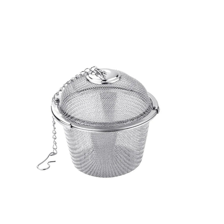 Mesh Infuser med låsende kjede i rustfritt stål te krydder sil ball | Luvikno