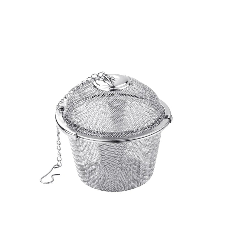 Mesh Infuser med låsekjede Rustfritt stål Te Krydder Sil Ball | Luvikno
