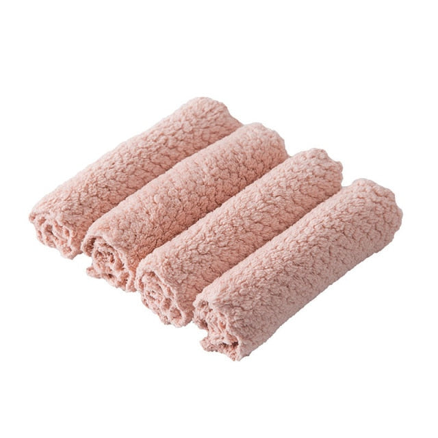 Mikrofiber Rengjøringsklut Vannabsorpsjon Kjøkkenkluter Håndkle | Luvikno