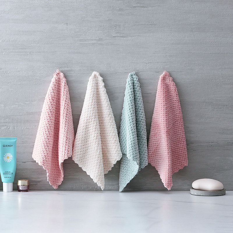 Mikrofiber Rengjøringsklut Vannabsorpsjon Kjøkkenkluter Håndkle | Luvikno