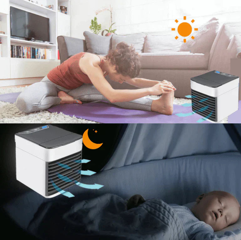 ChillWave Bærbar AC - Luftkjøler for Hjem og Kontor Luvikno