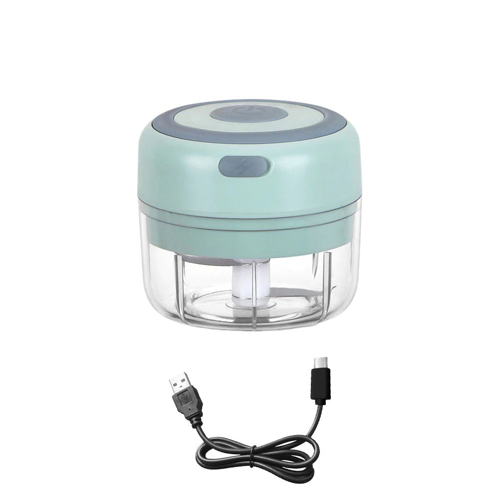 Mini Elektrisk Hvitløk USB Lading Ingefær Moser Knuser Maskin | Luvikno