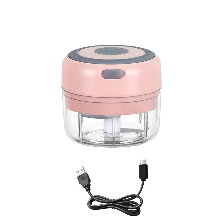 Mini Elektrisk Hvitløk USB Lading Ingefær Moser Knuser Maskin | Luvikno