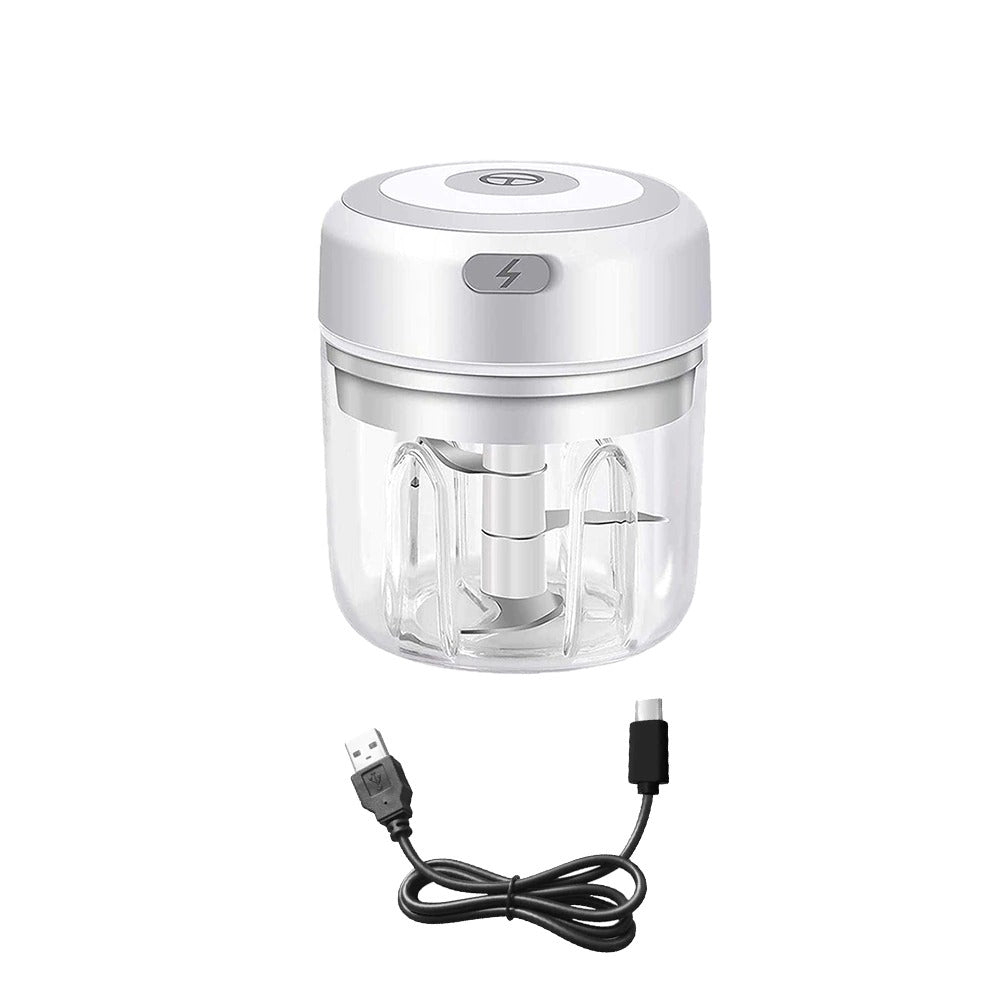 Mini Elektrisk Hvitløk USB Lading Ingefær Moser Knuser Maskin | Luvikno