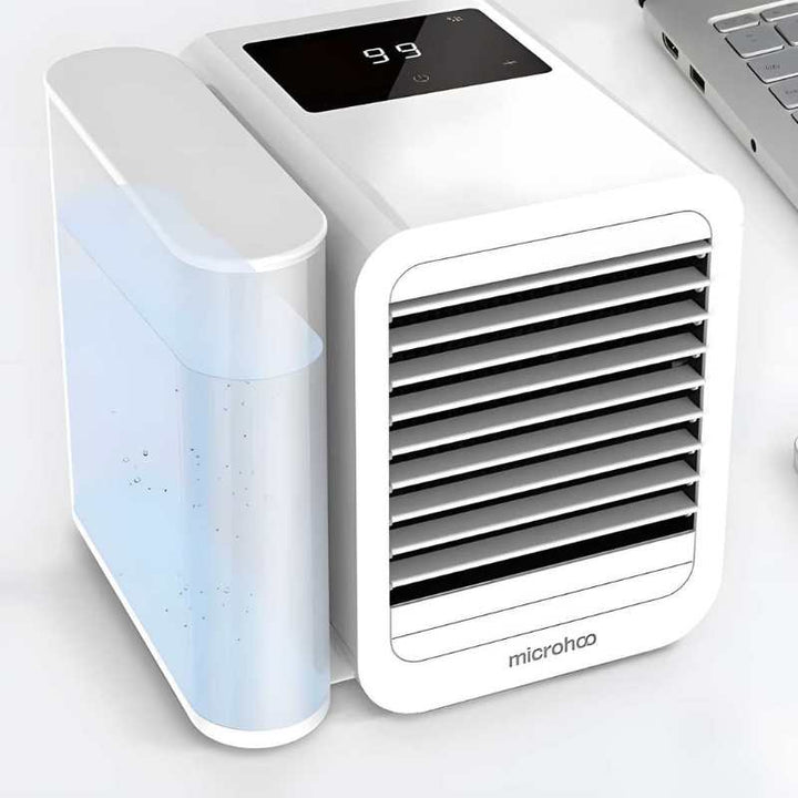 MicroCool Mini Air Conditioner Bærbar Fordampende Sumpkjøler med 1000ml Vanntank | Luvikno
