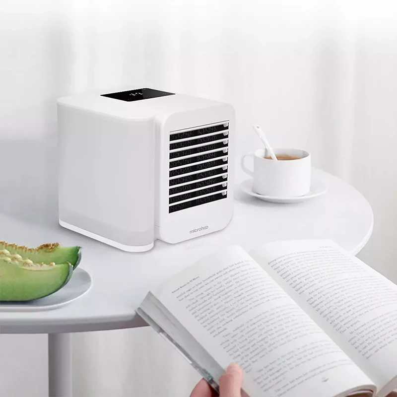 MicroCool Mini Air Conditioner Bærbar Fordampende Sumpkjøler med 1000ml Vanntank | Luvikno