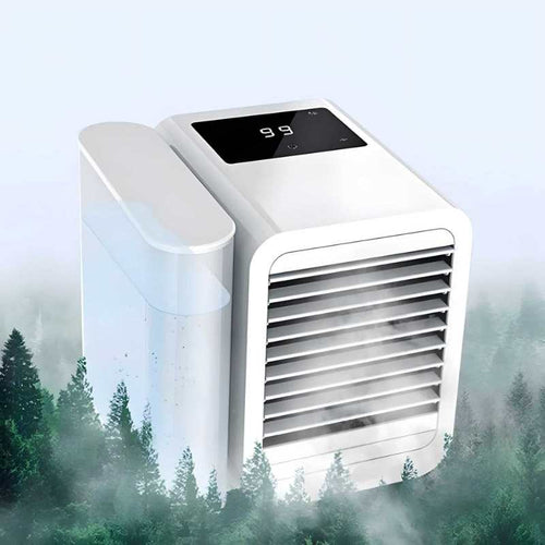 MicroCool Mini Air Conditioner Bærbar Fordampende Sumpkjøler med 1000ml Vanntank | Luvikno