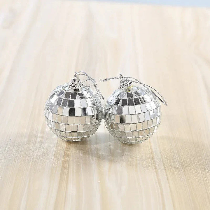 Mini roterende speilglass disko baller for fester | Luvikno