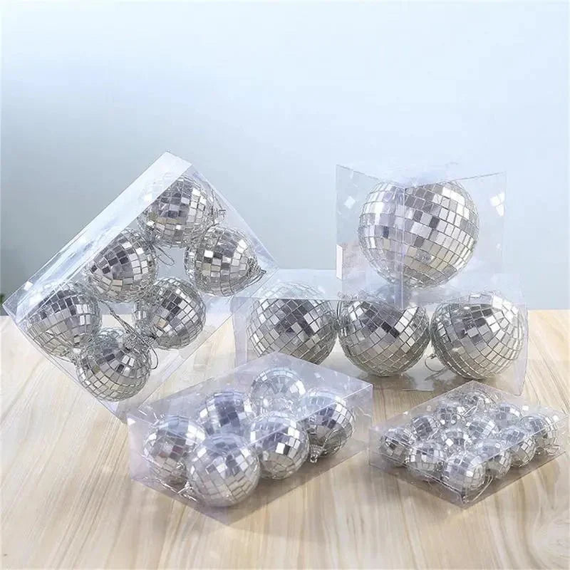 Mini roterende speilglass disko baller for fester | Luvikno