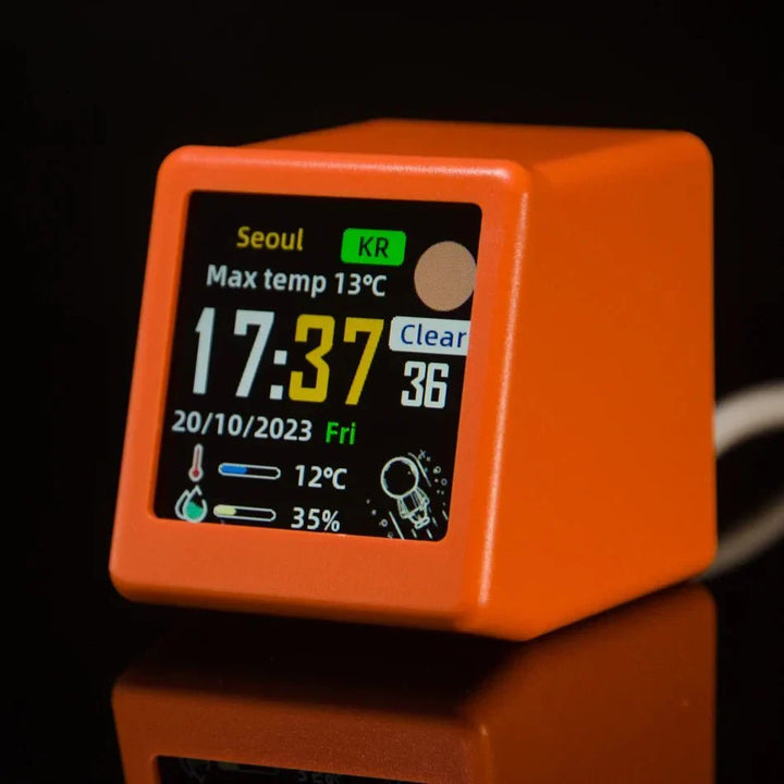 Mini Smart WIFI Multifunksjonsklokke i Stilig Plast | Luvikno