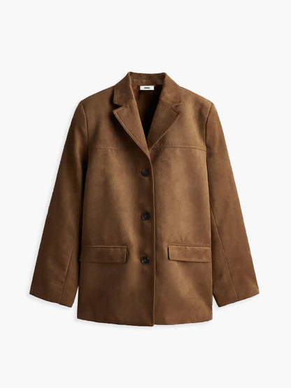 Luvik | Faux Suede Bleiseri Takki