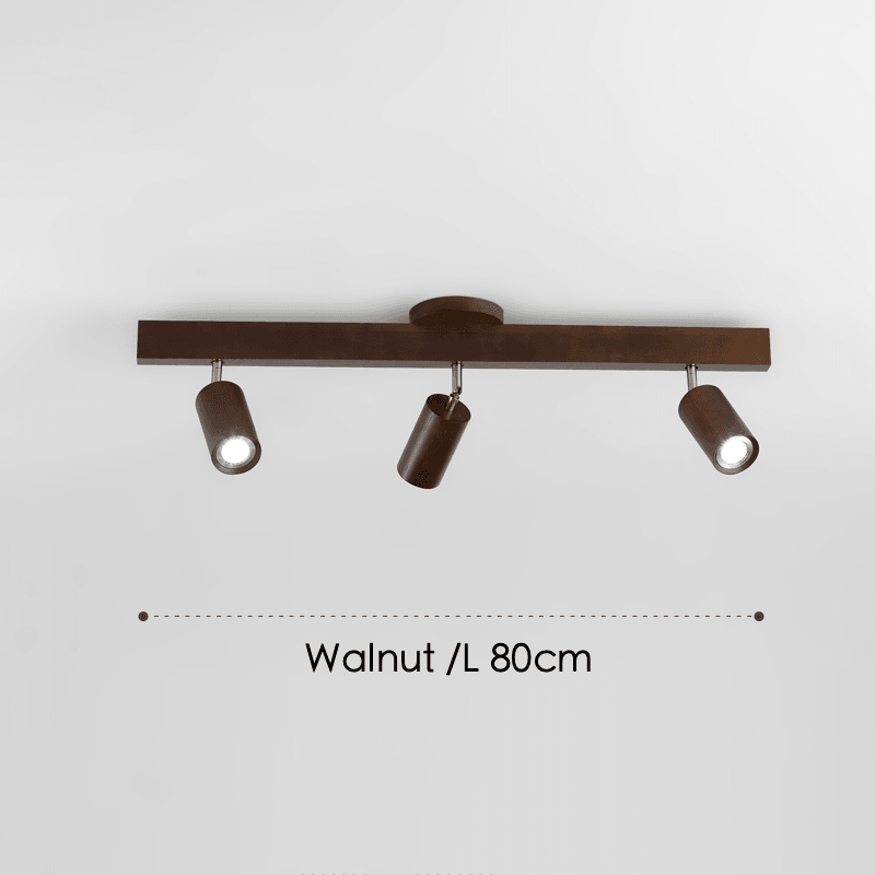 Luvikno | Justerbar Tre Taklampe Minimalistisk Massivt Tre