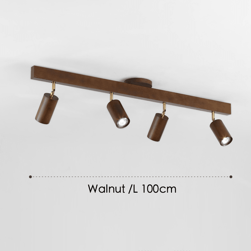 Luvikno | Justerbar Tre Taklampe Minimalistisk Massivt Tre