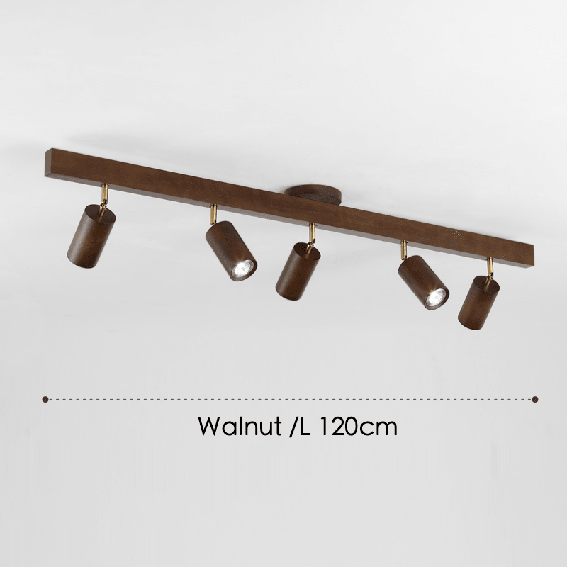 Luvikno | Justerbar Tre Taklampe Minimalistisk Massivt Tre