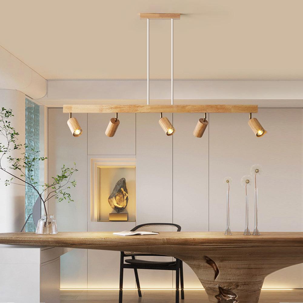 Treprodukt lampe justerbar med varmt lys og minimalistisk design | Luvikno