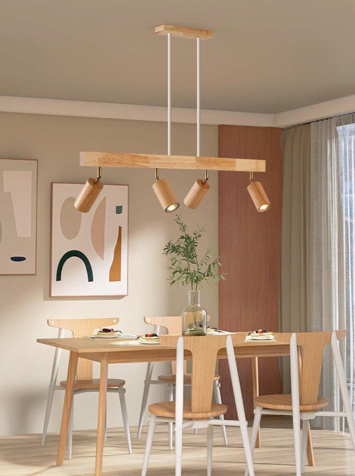 Treprodukt lampe justerbar med varmt lys og minimalistisk design | Luvikno