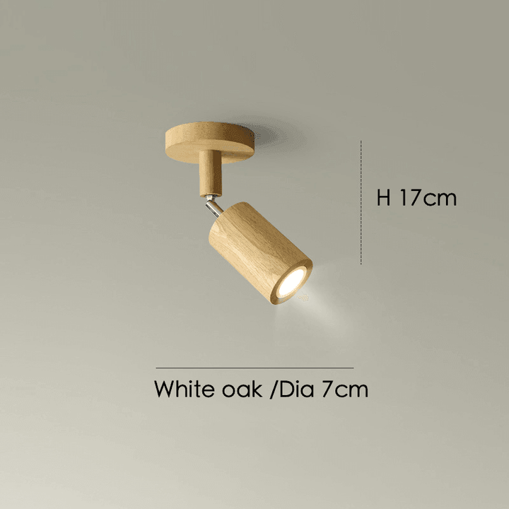 Treprodukt lampe justerbar med varmt lys og minimalistisk design | Luvikno