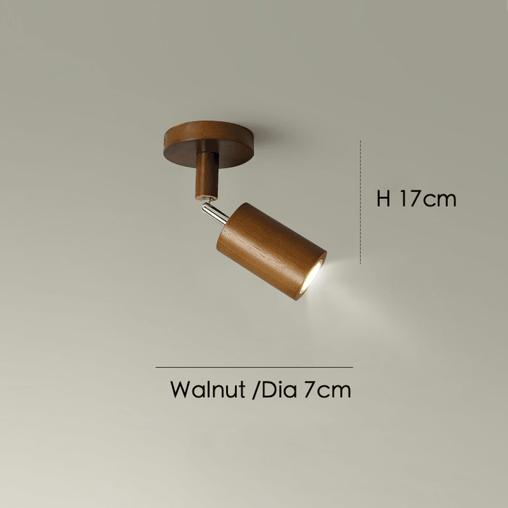 Luvikno | Justerbar Tre Taklampe Minimalistisk Massivt Tre