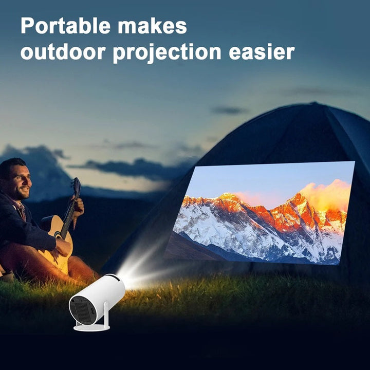 Luvikno | Smart 4K Mini Projektor med Dual WiFi og Bluetooth-tilkobling