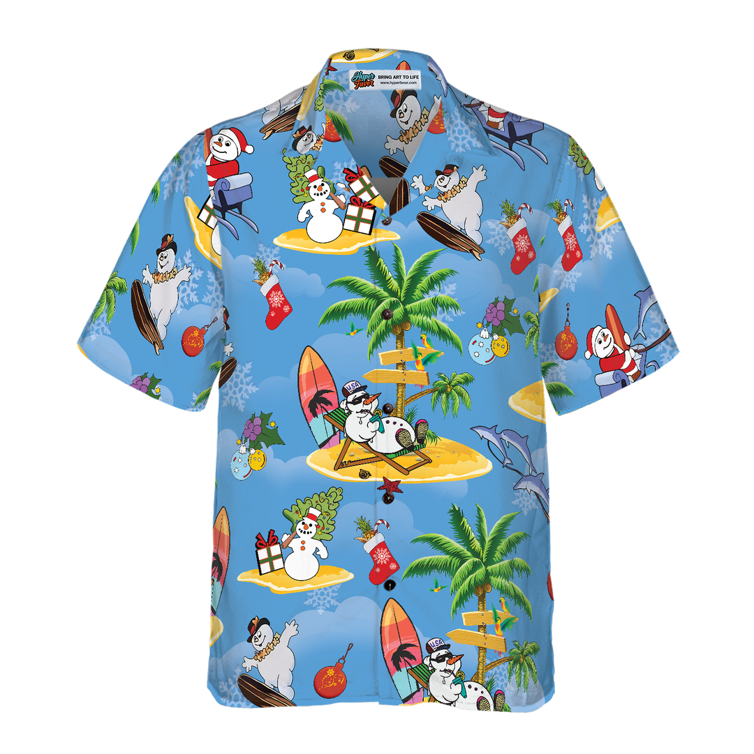 Luvik | God jul Julemannen 17 Hawaii skjorte