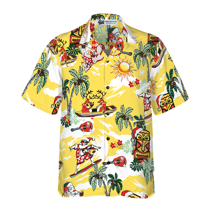 Luvik | God jul Julemannen 15 Hawaii-skjorte