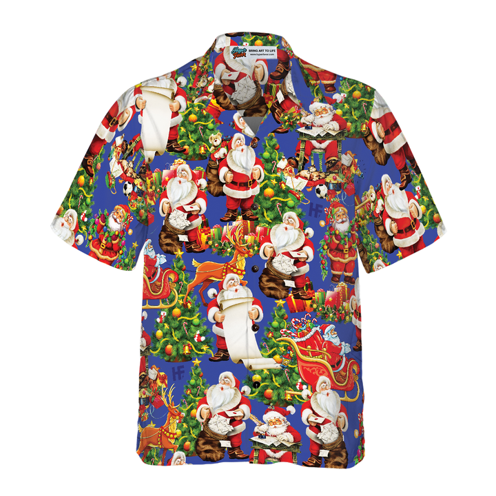 Luvik | God jul Julemannen 6 hawaiiskjorte