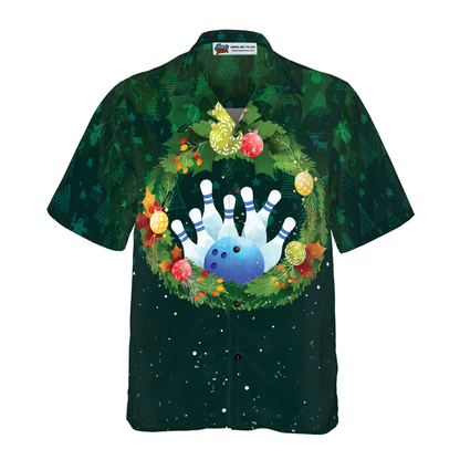 Luvik | Jouluhawaiipaidat miehille ja naisille, lyhythihainen hawaiipaita joulukruunulla.png