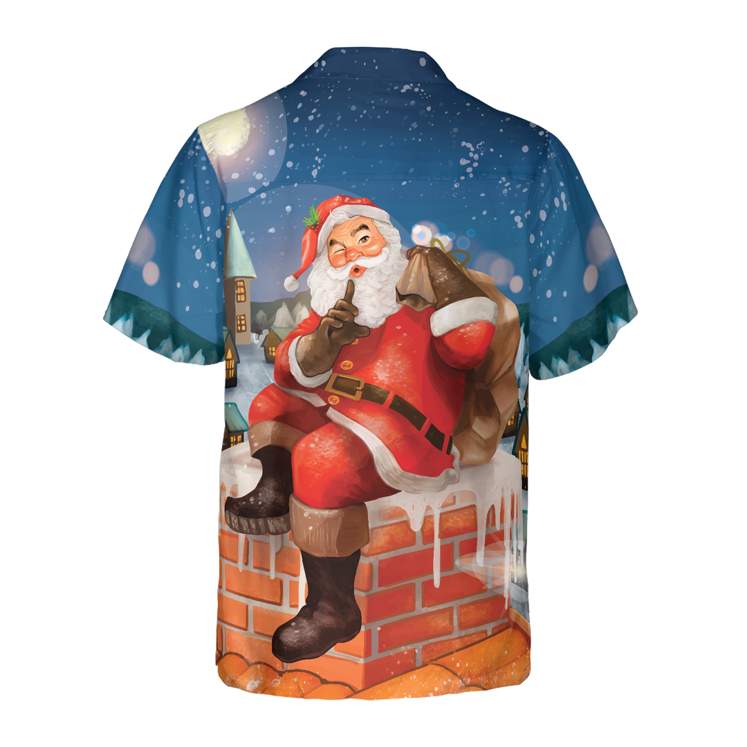 Luvik | Hawaii-skjorter, Santa kortermet gave-t-skjorte, julegaveidé t-skjorte for menn og kvinner